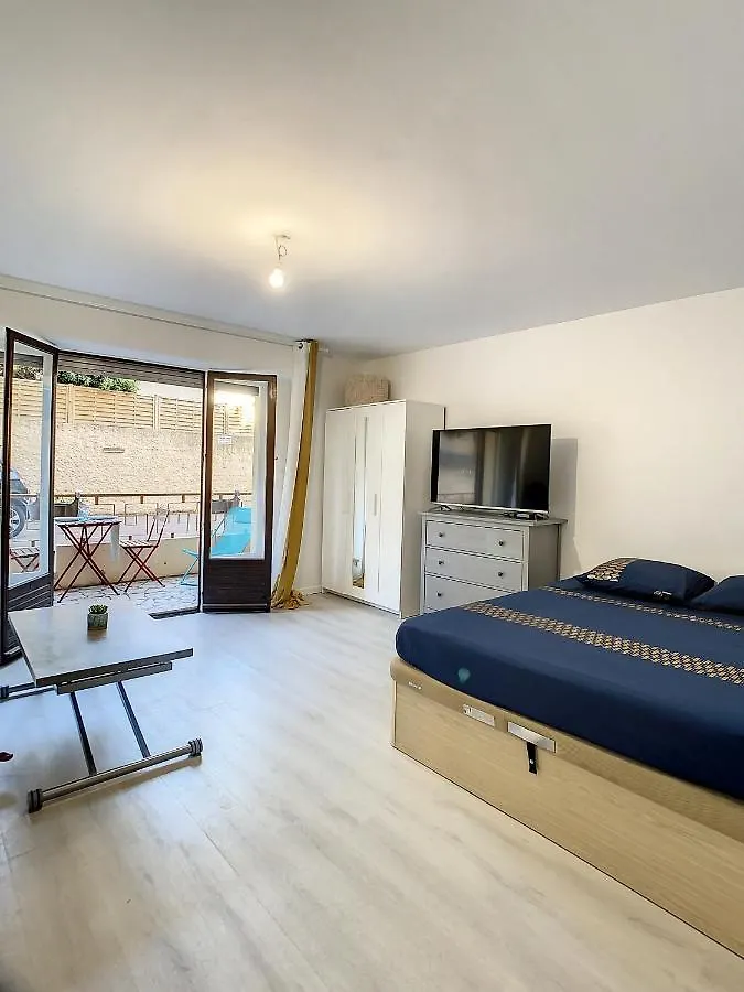 Ferienwohnung Grand Studio Av Terrasse, Au Calme, Centre Ville, Viel Antibes, Port Et Plage 0*, Antibes